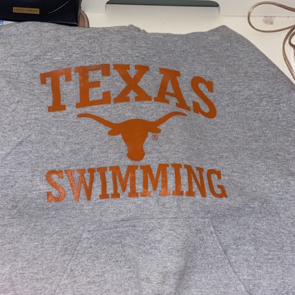 texas swimming hoodie
